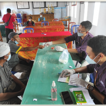 DESA JATILUWIH SALURKAN DANA BANTUAN LANGSUNG TUNAI DANA DESA (BLT-DD) BULAN 1 DAN BULAN KE 2